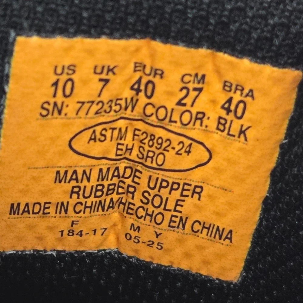 Skechers Work Nampa Wyola Shoes 10W WIDE Women Black Slip Resistant Memory Foam